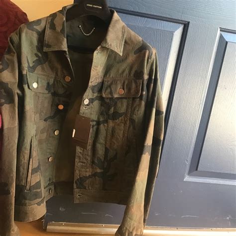 supreme louis vuitton camo denim jacket|Louis Vuitton supreme jacket price.